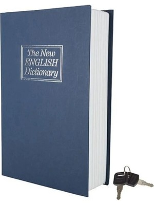 Uravas Store Kitap Şeklinde Gizli Kasa Kumbara Ingilizce Sözlük Görünümlü Dekoratif Ürün - Hobi & Eğlence