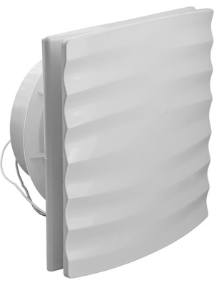 Starseven Süper Sessiz 12 W Kapaklı Düz Banyo Wc Aspiratör Fanı 120 mm Duvar Tipi Tuvalet Hava Havalandırma