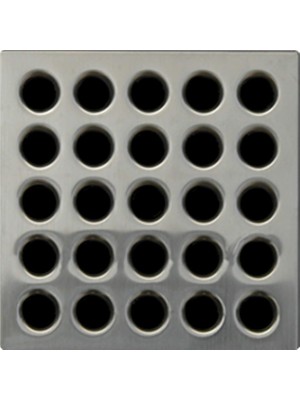 Starseven E4404 Square Shower Drain Grate, Brushed Nickel