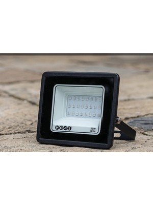 Uravas Store 1 Adet Noas YL70 1026 Ultra Slim LED Projektör 20W Amber Işık