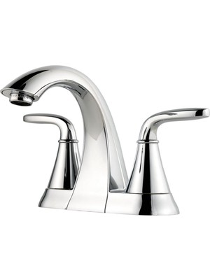 Starseven Pfister LF048PDCC Pasadena Banyo Bataryası, 10 cm Centerset, 2 Kollu, Parlak Krom