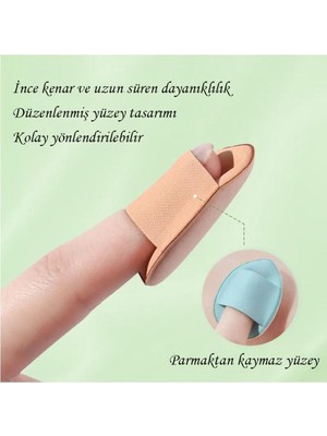 Starseven 3 Adet Mini Puf Yüz Makyaj Süngeri Göz Altı Kapatıcı Süngeri