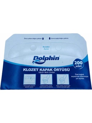 Starseven Dolphin Klozet Kapak Örtüsü 200'LÜ