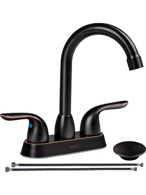 Starseven Soka Banyo Lavabo Bataryası, Düz Başlı, Fırçalanmış Nikel