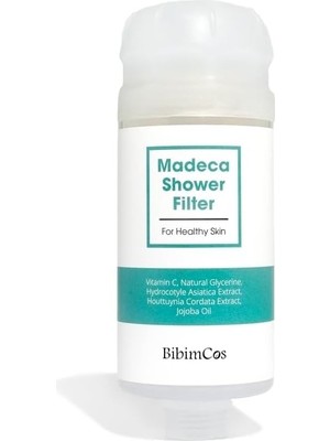 Starseven Madeca Duş Filtresi 160G – Centella & Houttuynia Ekstraktlı, Musluk Suyundaki Kloru Azaltır, Cildi