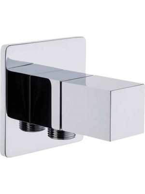 Starseven Artema A45232 Kare Ara Musluk, 65 x 65 Mmkare Rozet Ürüne Dahil, Krom