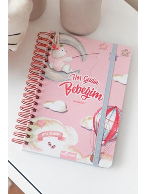 Starseven Le Color Bebek Anı Anne Hamile Günlüğü Albüm Defter Kız