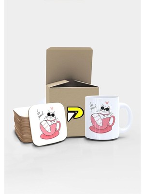 Starseven Postermanya So Good Tasarımlı Baskılı Kupa Bardak Seti, Eğlenceli Özel Hediye Mug