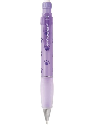Starseven Serve Deep Mekanik Kurşun Kalem 0.7 mm Lavanta Kopek Patısı Deseni