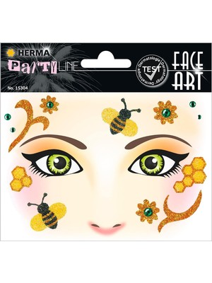 Starseven Herma Face Yuz Susleme Etiketi Bal Arisi