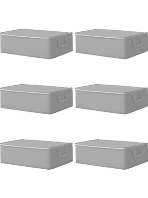 Starseven Aee® 6 Adet Hurç Seti Büyük Boy Baza Altı Çekyat Düzenleyeci Çeyiz Bohçası 64 x 45 x 22
