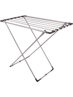 Starseven Mallart® Gri Katlanabilir Çamaşır Kurutmalığı – Kompakt Dayanıklı Metal Gövdeli Kurutma Askısı |