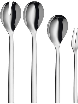 Starseven Nuova Çelik 4'lü Salata Servis Seti