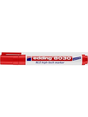 Starseven Edding 8030 Nls Yüksek Teknoloji Markörü - Kırmızı - 1 Kalem - 1,5-3 mm Yuvarluk Uç