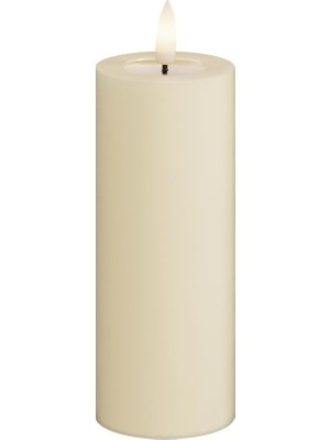 Starseven Deluxe Homeart Iç Mekan Alevsiz LED Mum - - Real Flame™ Teknolojili - Akülü Mum (5 x 12,5 Cm)