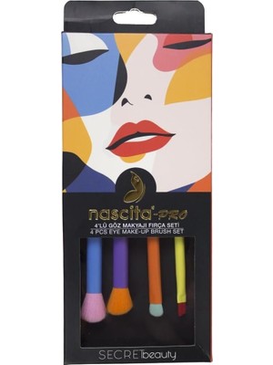 Starseven Secret Beauty 4 Lü Göz Makyaj Fırça Seti - 134