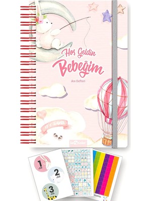 Starseven Le Color Bebek Anı Anne Hamile Albümü Kız+ 241 Sticker