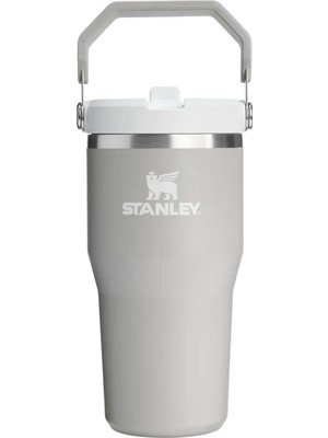Starseven Iceflow Flip Straw Tumbler Pipetli Termos Bardak, 0.60 Litre, Gri (Ash)