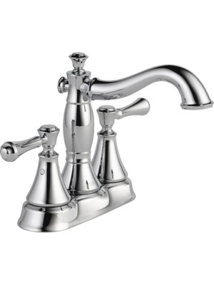Starseven Faucet Cassidy Centerset Banyo Musluğu Fırçalanmış Nikel, Banyo Lavabo Musluğu, Metal Tahliye