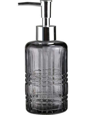 Starseven Cam Sivi Sabunluk,yildiz Desenli̇ Gri̇ 300ML 6,8X17,6CM