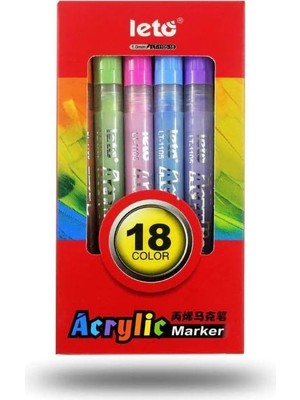Starseven Valkyrie Leto Adet Akrilik Marker Kalem Seti