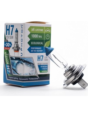 Starseven Photon H7 12V 55W +%30 Fazla Işık 1 Adet PH5507 E
