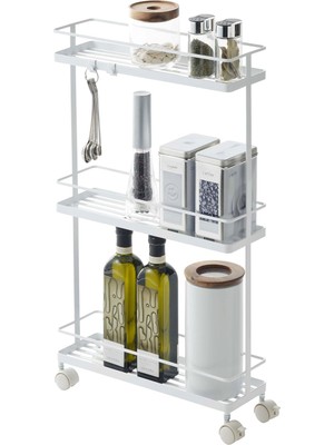 Starseven Yamazaki Tower Mutfak Rafı, Çelik, Beyaz