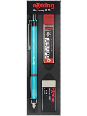 Starseven Rotring Visuclick Versatil Kalem 3’lü Okul Seti, Uçlu Kalem 0.7 Mm, 0.7 Uç 2b, Silgi Hediye -