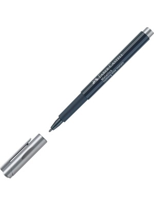 Starseven Faber-Castell Metalik Markör Gümüş