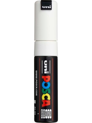 Starseven Uni̇-Ball Pc-8k-Posca Su Bazli Marker Beyaz 8,0