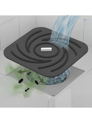 Starseven Beyli̇ni̇ Kötü Koku Böcek Önleyici Gider Tıpası Lavabo Balkon Tuvalet Gider Kapatıcı Kapak Silikon (G