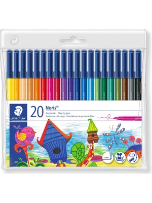 Starseven Staedtler 326 WP20 Noris Clup Keçeli Kalem 1.0 mm 20'li