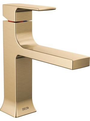 Starseven Musluk Velum Tek Delikli Banyo Bataryası, Altın Banyo Lavabo Bataryası, Tek Kolu Banyo Batary