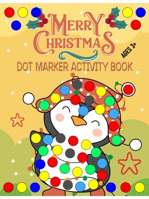 Starseven Independently Published Christmas Penguin Dot Marker Line Art: Dot Marker, Pinguin, Kids, Line Art,