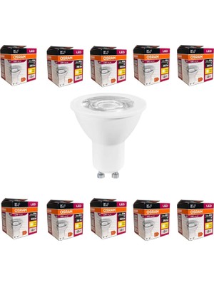Starseven 5 Watt PAR16 GU10 Duy 6500K Beyaz LED Çanak Ampul 10 Adet