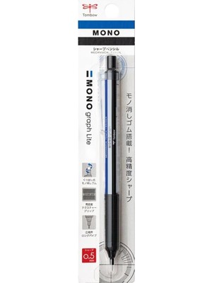 Starseven Tombow Mono Grafik Lite Mekanik Kalem | 0,5 mm | Mono Renk [DPA-122A]