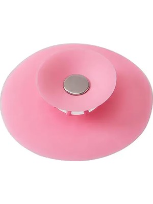 Starseven Promosyonca Lavabo Küvet Tıkacı (Pembe)