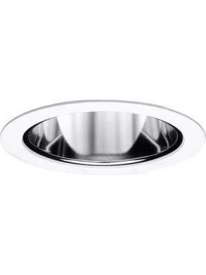 Starseven Halo 99P, 4 Inç Trim Reflektör Koni Beyaz Trim Speküler Şeffaf Reflektörlü