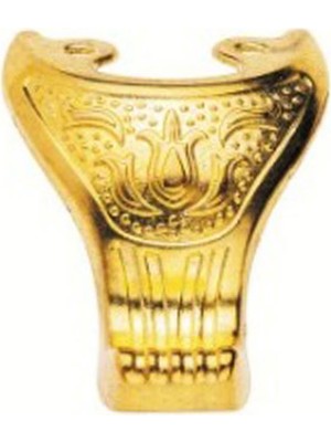 Renas Store Sarı 50 Adet Pati / Yeşim Yatık Ayak 4,5 cm - Dekoratif, Şık, Özel, Hobi, Sunum, Tepsi, Stand, Sandık, Kutu Ayağı