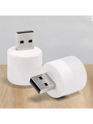 Starseven Güncelçarşı USB LED Küçük Beyaz Işık Lamba, Koridor, Tuvalet, Oturma, Çocuk Odası Için Rehber Gece