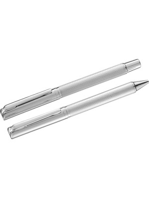 Starseven Steelpen 5082 Plus Krom Dolma Kalem+Tükenmez Kalem