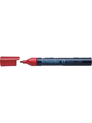 Starseven Schneider Alıcının Kalıcı Marker Maxx 133, Doldurulabilir, 1-3 mm Kırmızı