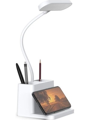 Starseven Kalemlikli USB Şarjlı Dokunmatik 3 Kademeli 360 Derece Dönebilen Özel Göz Korumalı LED Lity