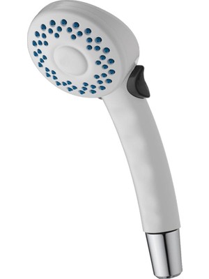 Starseven Faucet Tek Püskürtme El Tipi Duş Başlığı, Beyaz 59462-WHB-PK