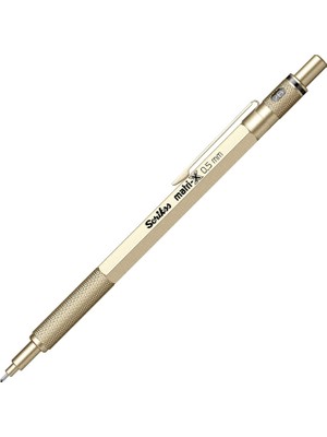 Starseven Scrikss Office Matri-X Versatil 0.5 mm Metalik Altın Şeffaf Amb.