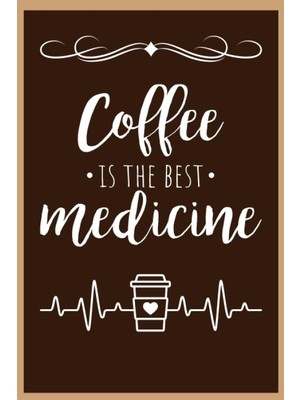 Starseven Coffee Is The Best Medicine: Best Birthday Gift 100 Pages 6 * 9 For Coffee Lover