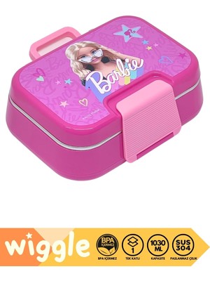 Starseven Wiggle Bento 1030ML Lunchbox Temalı Tek Katlı 2 Bölmeli Paslanmaz Çelik Sefer Tası