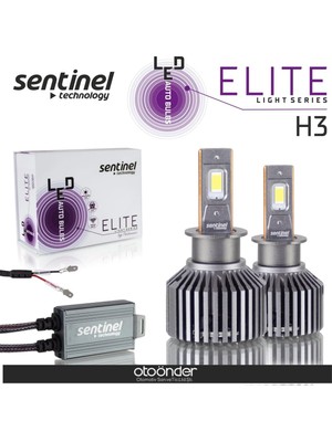 Starseven Sentinel H3 LED Xenon Ampülü 12V 12000 Lumen 6500 Kelvin Beyaz Işık