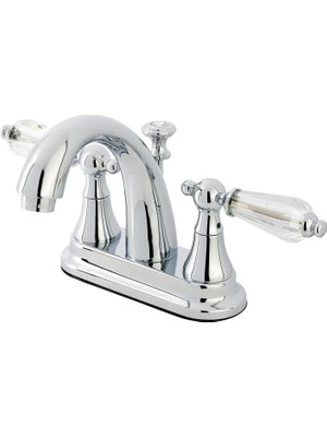 Starseven Brass KS7611WLL Wilshire 10,6 cm Merkezli Lavabo Musluğu, Pirinç Açılır Kaplı, Krom, 10,16