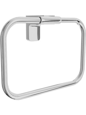 Starseven Metal Sağlam Vidalı Krom Renk Havluluk Aparat Banyo Mutfak Lavabo Havlu Standı Paslanmaz